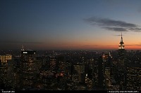 Photo by elki | New York  New york manathan sunset